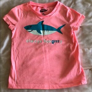 OSH KOSH shark t-shirt. Size 4T